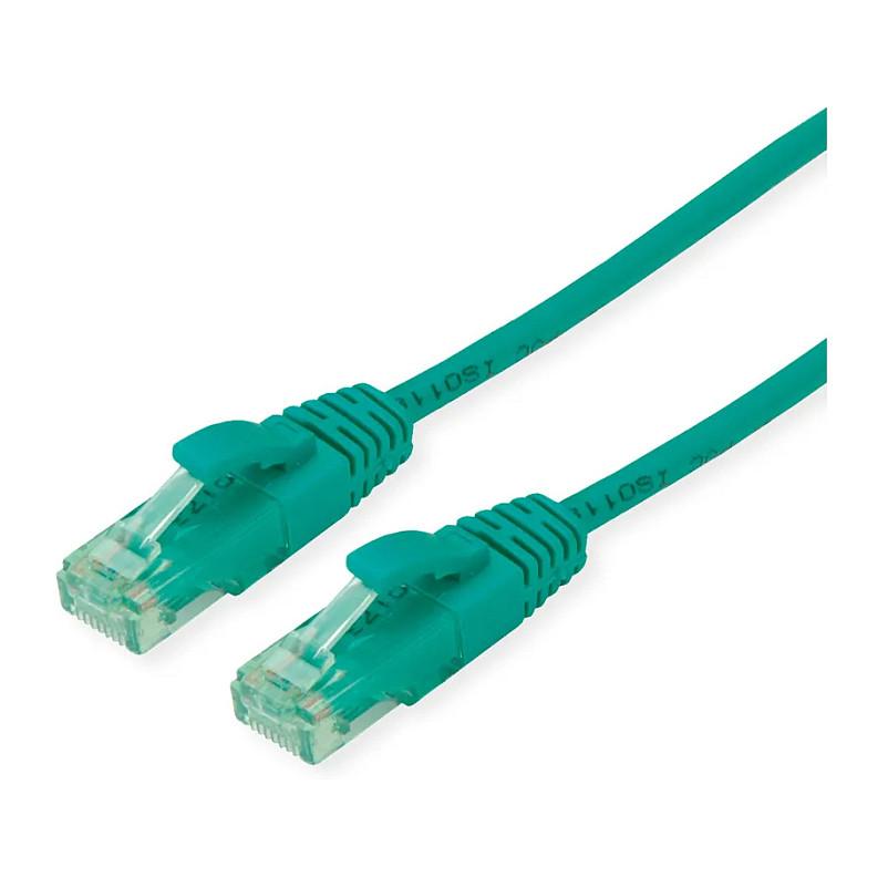 Patchkabel ROLINE RM Cat.6A U/UTP - grøn, 1,5 m