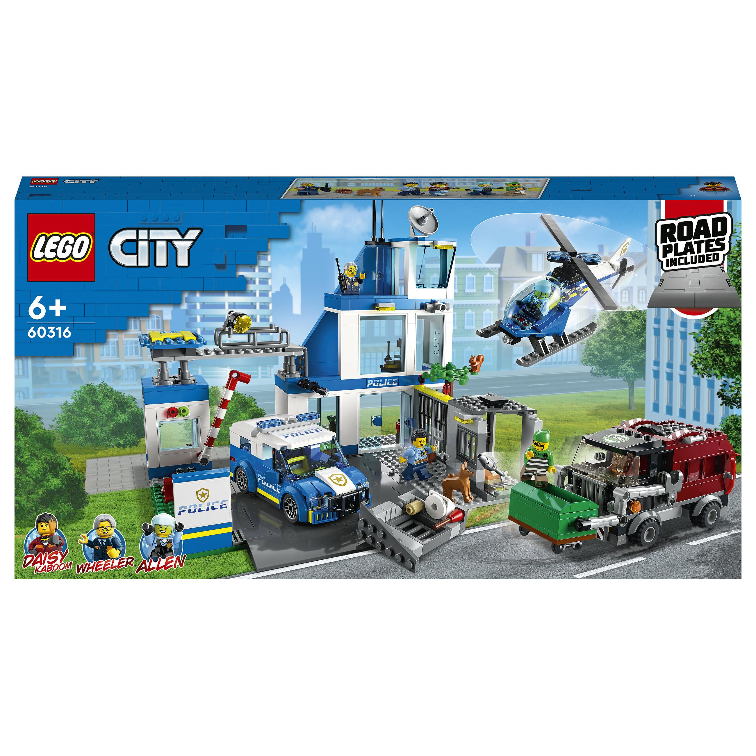 LEGO City 60316 - Politistation - GEEKD.dk