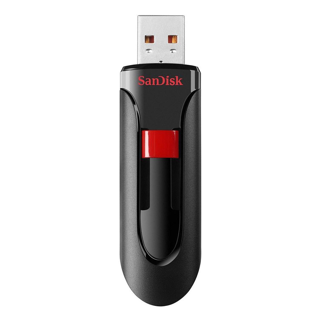 SanDisk Cruzer Glide 32GB USB 2.0 USB stick Sort Rød