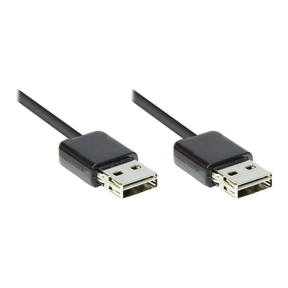 USB 2.0-kabel Good Connections EASY A-A - sort, 3 m