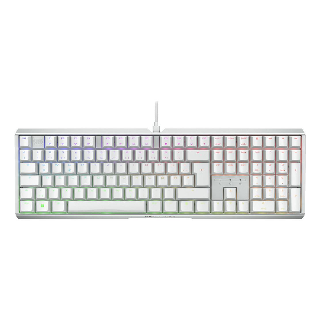 CHERRY XTRFY MX 3.1 Tastatur Mekanisk RGB/16,8 millioner farver Kablet Tysk