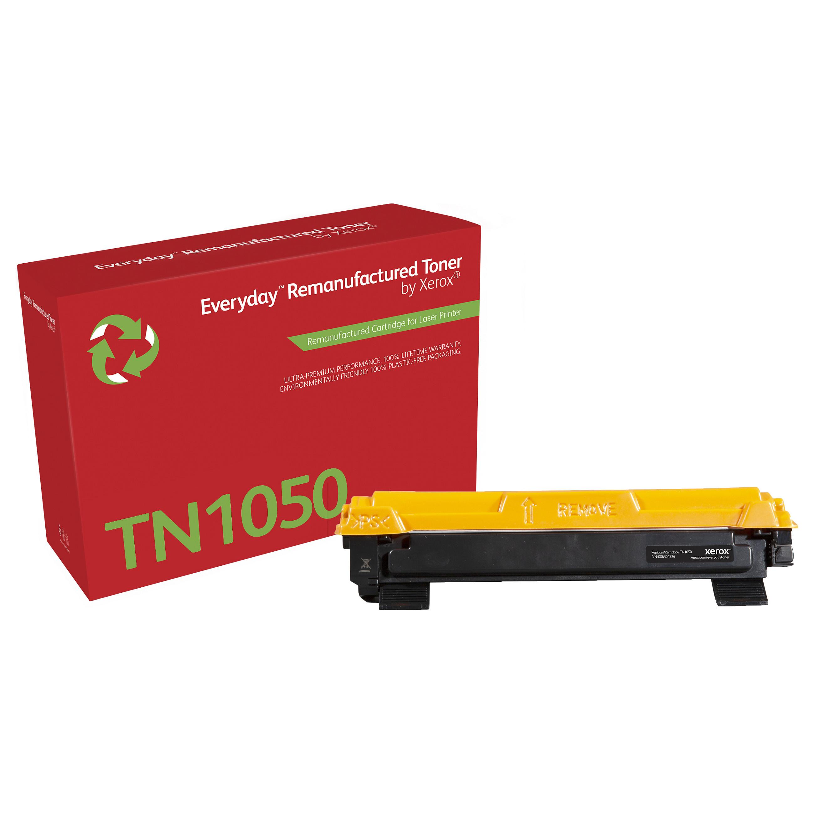 Renoveret tonerpatron Xerox Everyday 006R04526 til Brother TN1050 - sort