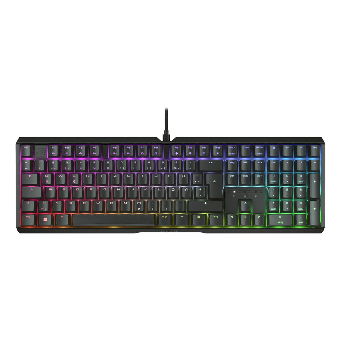 CHERRY XTRFY MX 3.1 Tastatur Mekanisk RGB/16,8 millioner farver Kablet Tysk