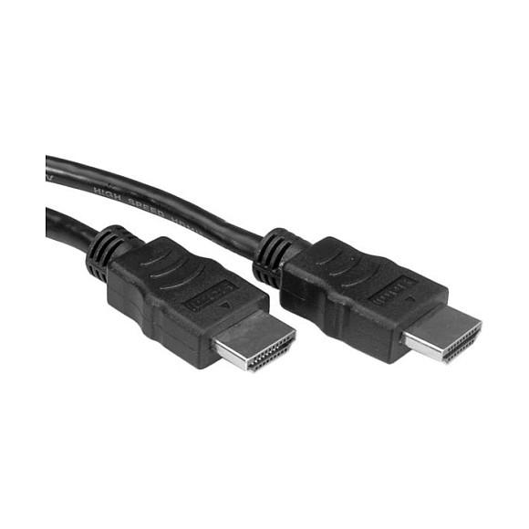 HDMI-kabel VALUE High Speed med Ethernet - sort 15 m
