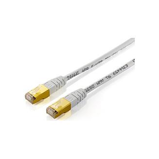 Patchkabel Equip Cat5e F/UTP RJ45 10 m - hvid