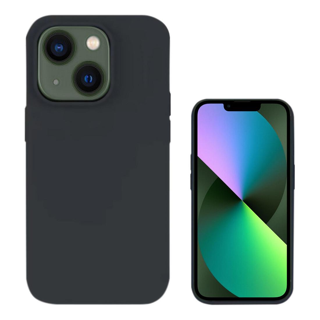 Mobilcover 4smarts Liquid Silicone Cupertino til iPhone 14 - sort