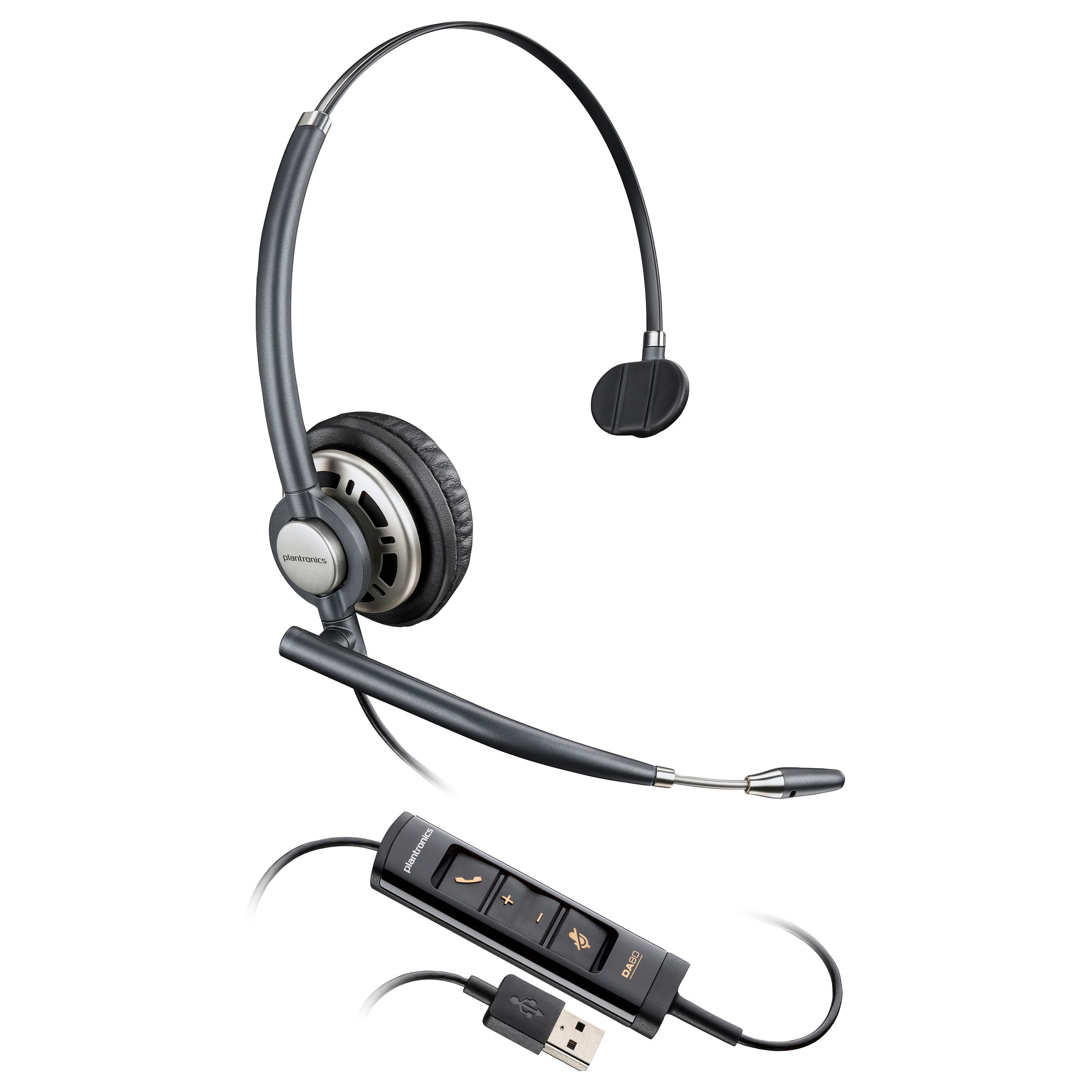 HP Poly EncorePro HW715 Kablet Høretelefoner Sort