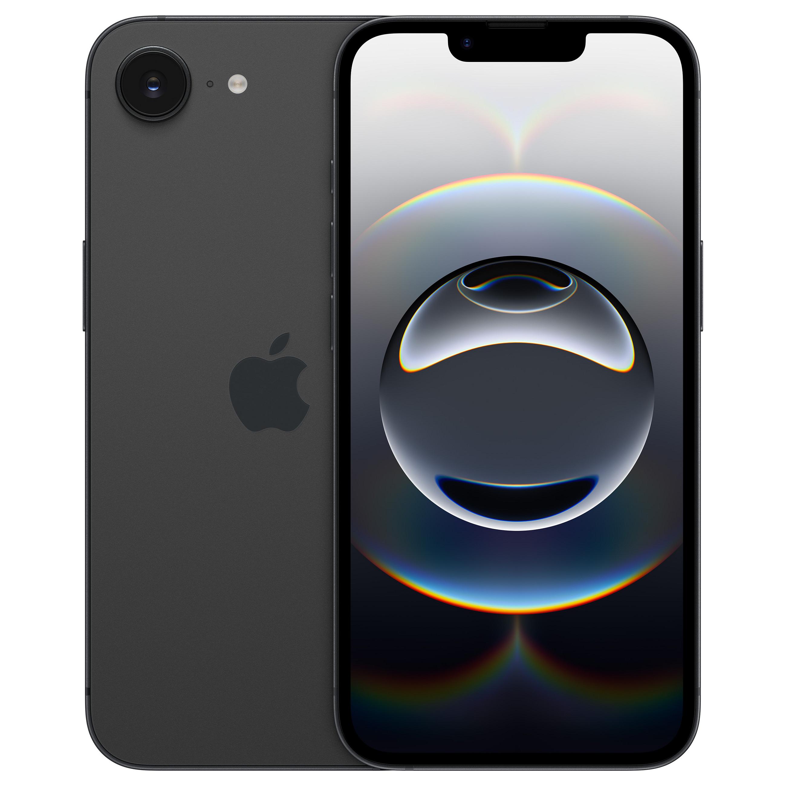 Apple iPhone 16e 15,5 cm (6.1") Dual SIM iOS 18 5G USB Type-C 128 GB Sort
