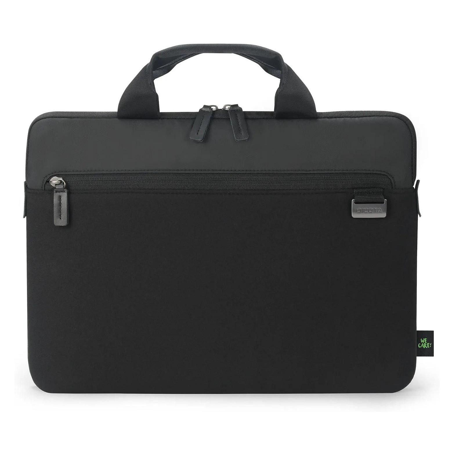 DICOTA FIVE Hylster til notebook 14" Neopren Genbrugt PET Sort
