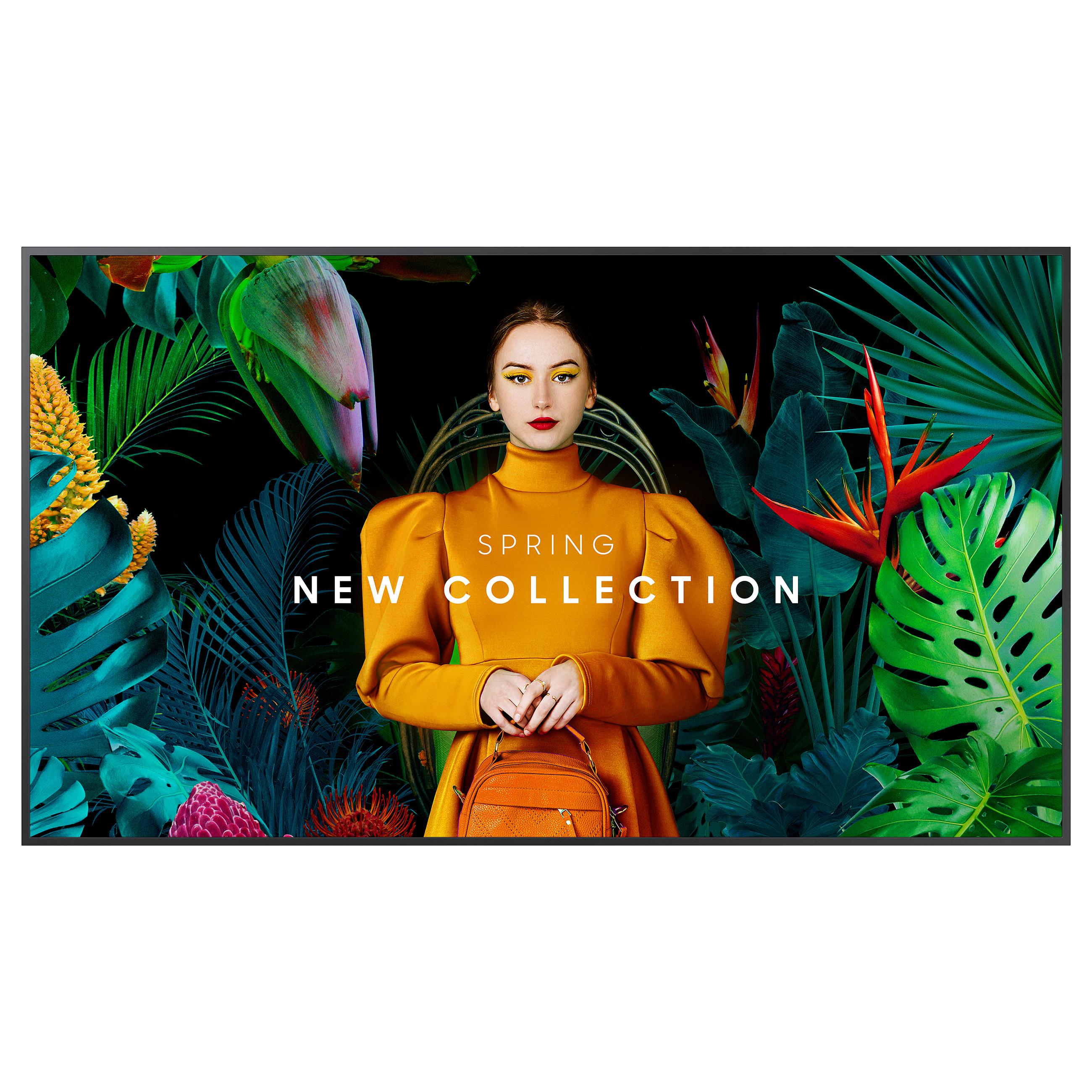 Samsung QM50C - 50 Diagonal klasse QMC Series LED-bagbelyst LCD paneldisplay - digital skiltning - Tizen OS - 4K UHD (2160p) 3840 x 2160