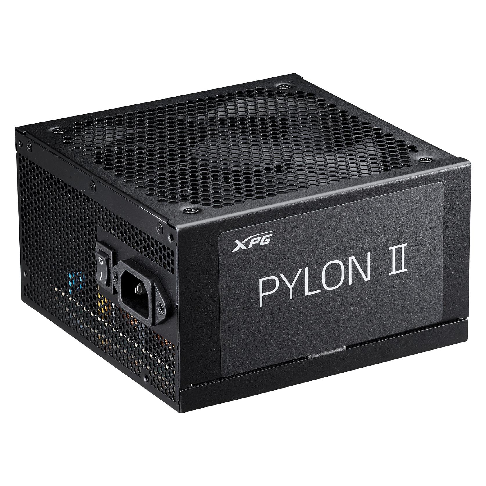 XPG PYLON II 750 W ATX strømforsyning til PC, 80 PLUS Bronze, sort, ikke-modulær
