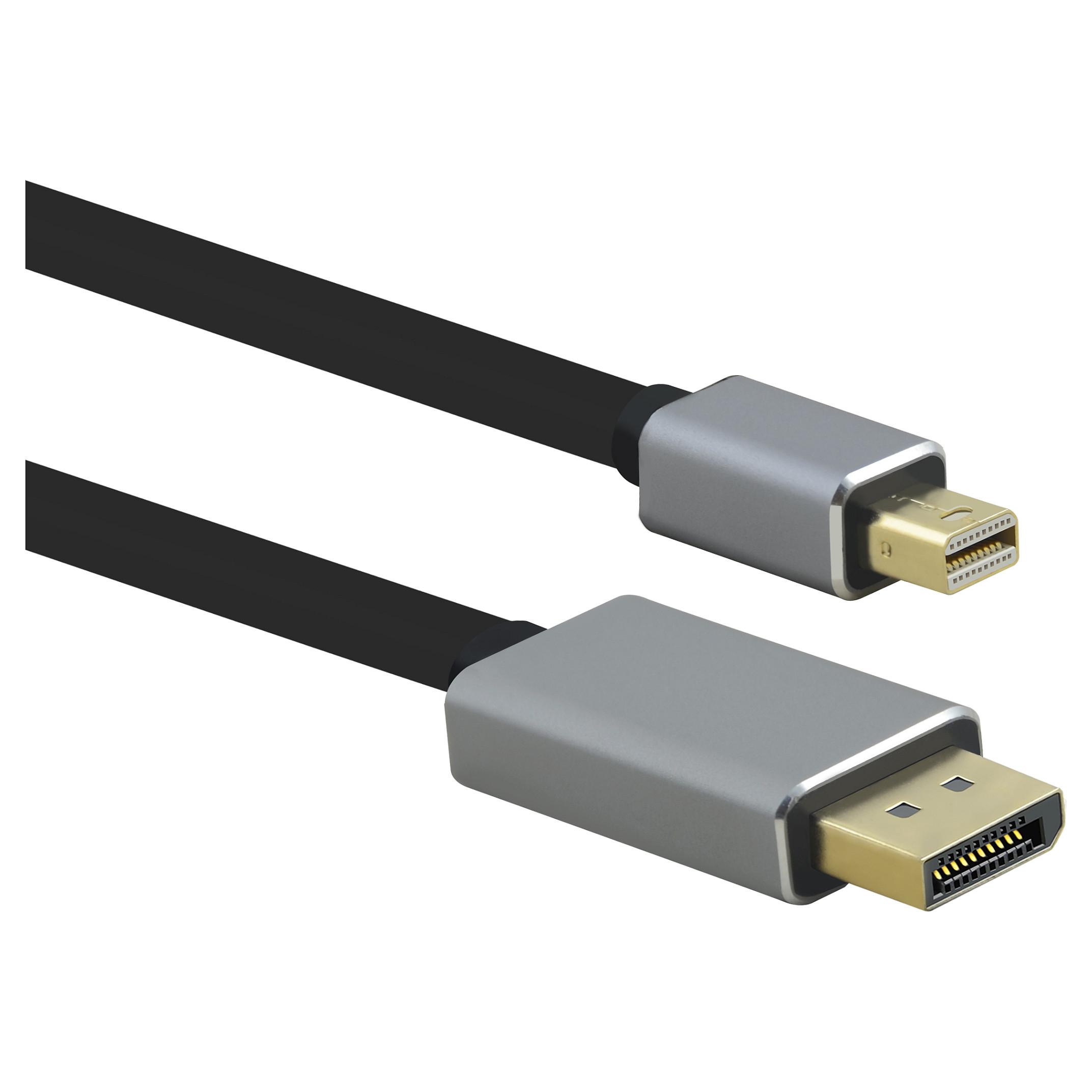 DisplayPort-kabel Helos 288472 mini DisplayPort til DisplayPort - 1 m