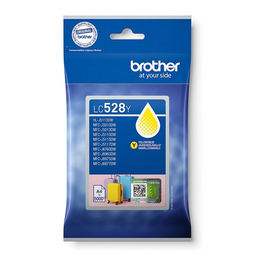 Brother LC528Y - Gul - original - pude pakke - blækpatron - for Brother MFC-J6975DW, MFC-J6977DW