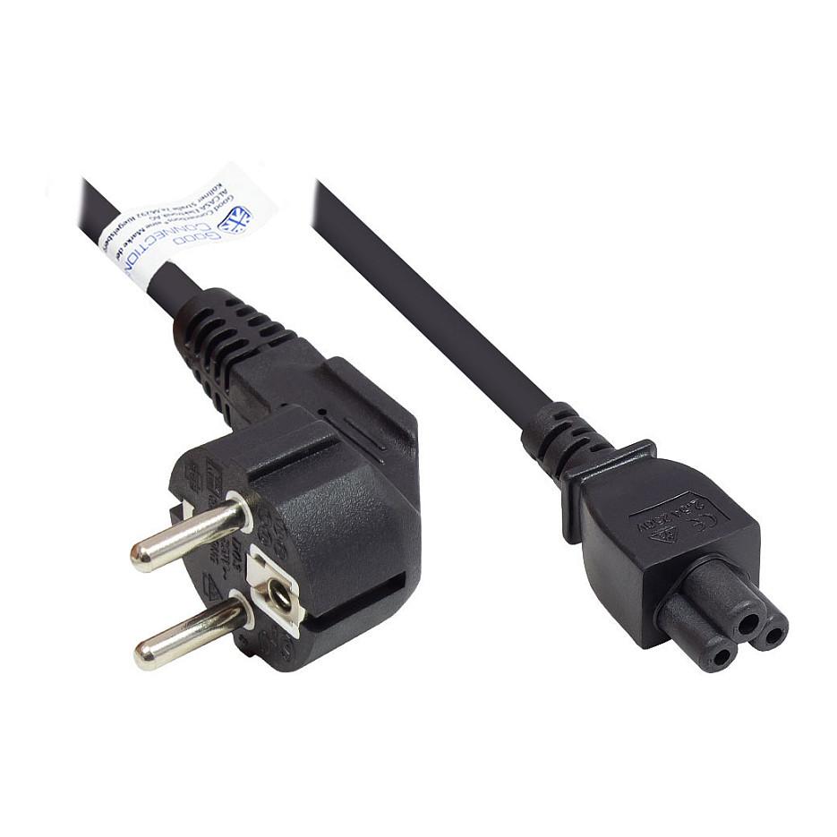 Strømkabel econ connect P0105-S050 C5 - sort 5 m