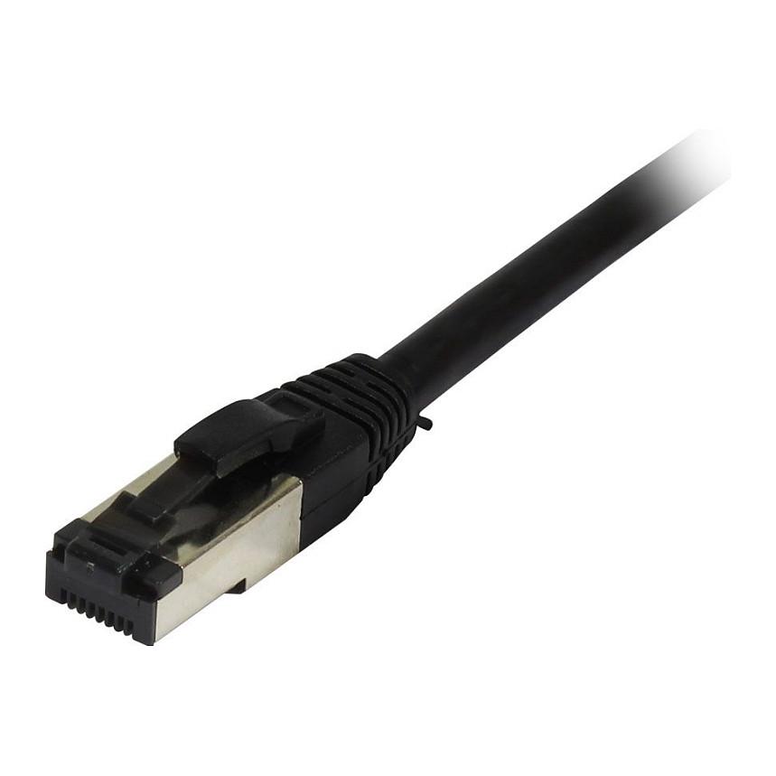 Patchkabel RJ45 CAT81 2000Mhz 025m schwarz SSTPSFTP TPEUltra SuperFlex AWG26 Synergy 21