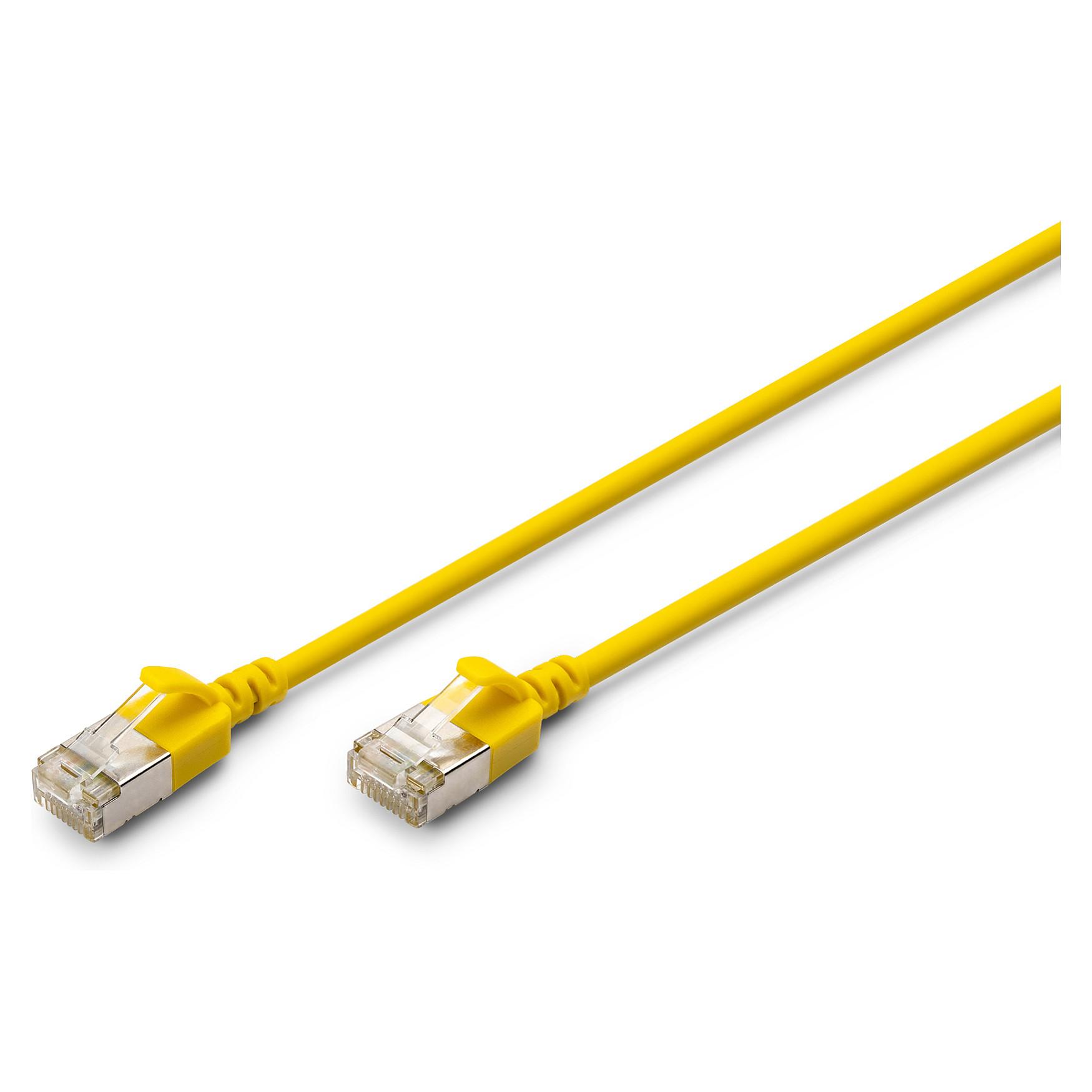 Patchkabel Digitus CAT 6A F/FTP Slim 2 m - gul