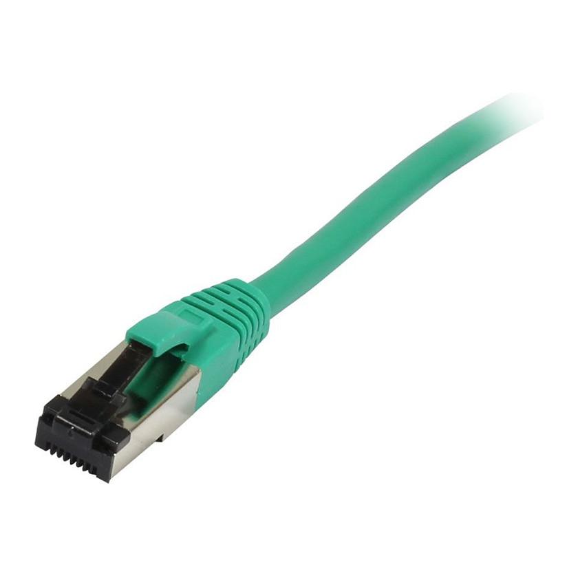 Patchkabel RJ45 CAT81 2000Mhz 025m grün SSTPSFTP TPEUltra SuperFlex AWG26 Synergy 21