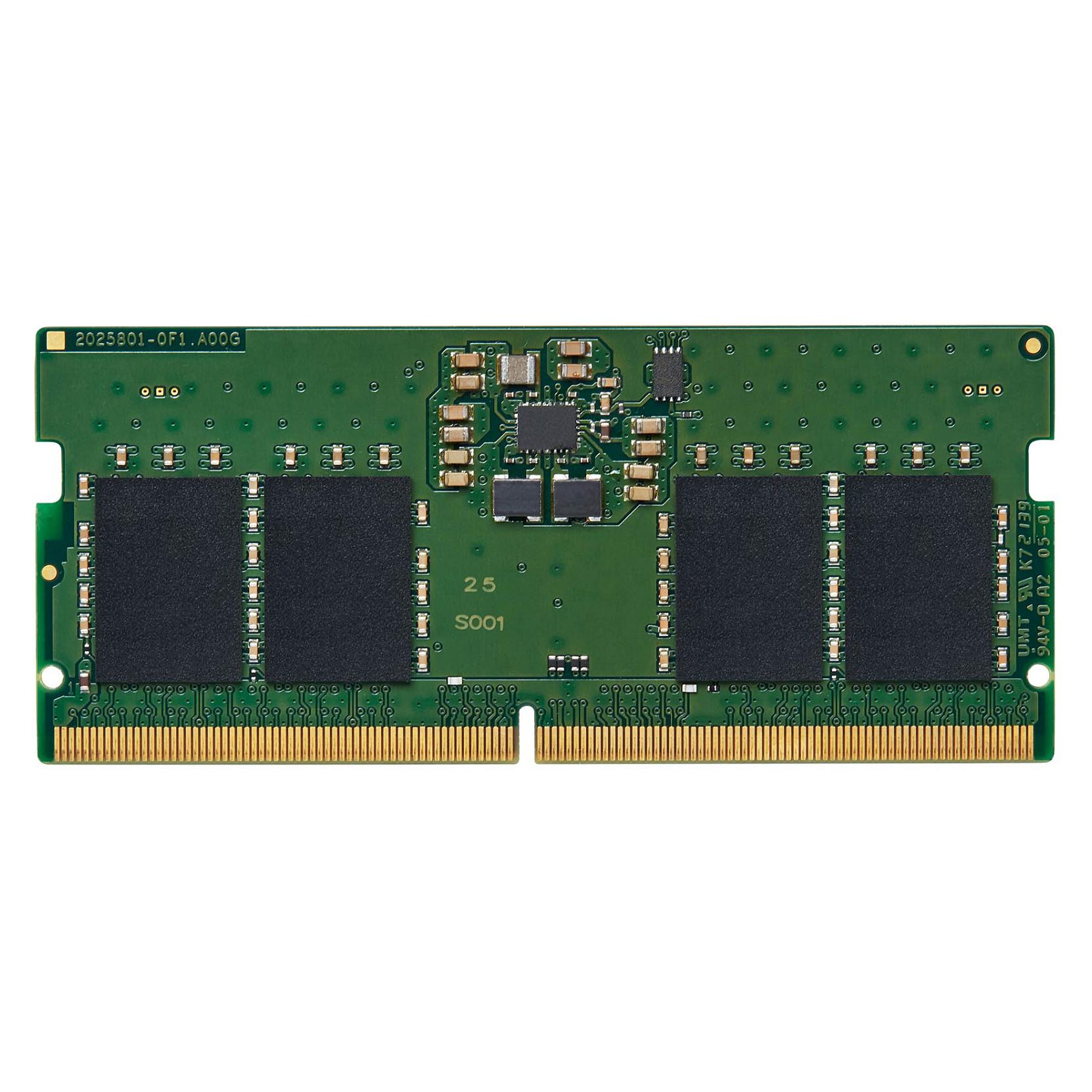 Kingston - DDR5 - modul - 8 GB - SO DIMM 262-PIN - 5600 MT/s / PC5-44800 - CL46 - 1.1 V - ikke bufferet - ECC