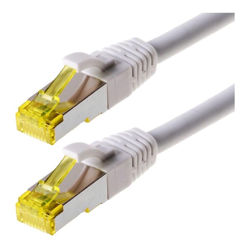 Patchkabel Helos Cat.6a GHMT RJ-45 15 m - hvid