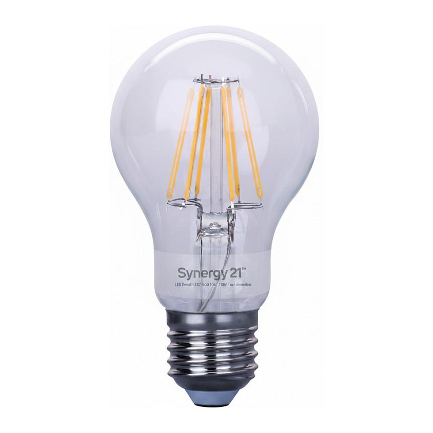 LED-pære Synergy 21 Retrofit E27 A60 klar 10 W varm hvid dæmpbar