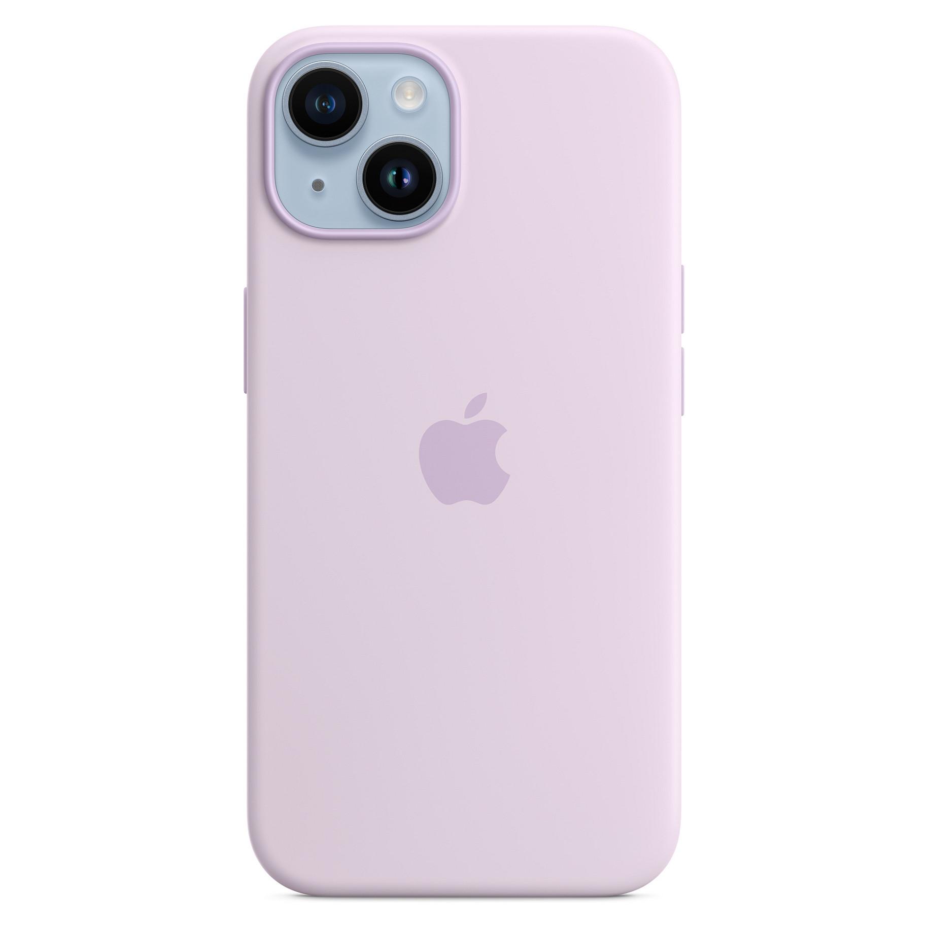 Mobilcover Apple Silicone Case with MagSafe til iPhone 14 - Lilac