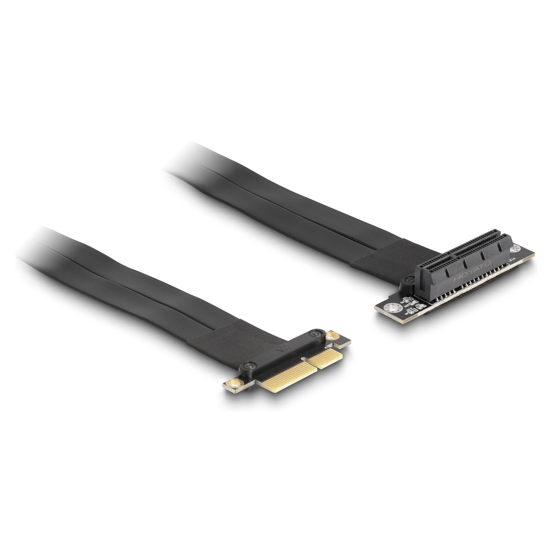 Riserkort DeLOCK PCI Express x4 til x4 slot 90° med kabel 60 cm
