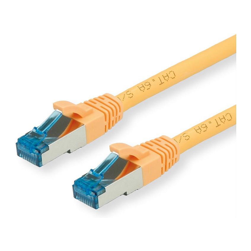 Patchkabel VALUE Cat.6A S/FTP LSOH RJ-45 - gul, 0,3 m
