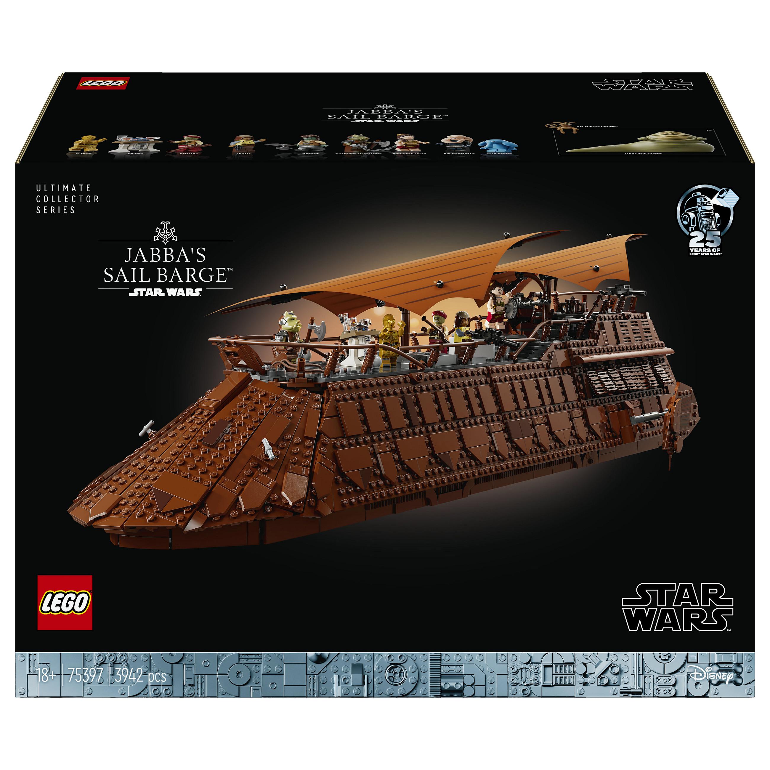 LEGO Star Wars 75397 Jabbas sejlpram - byggesæt med 3.943 dele og 11 minifigurer
