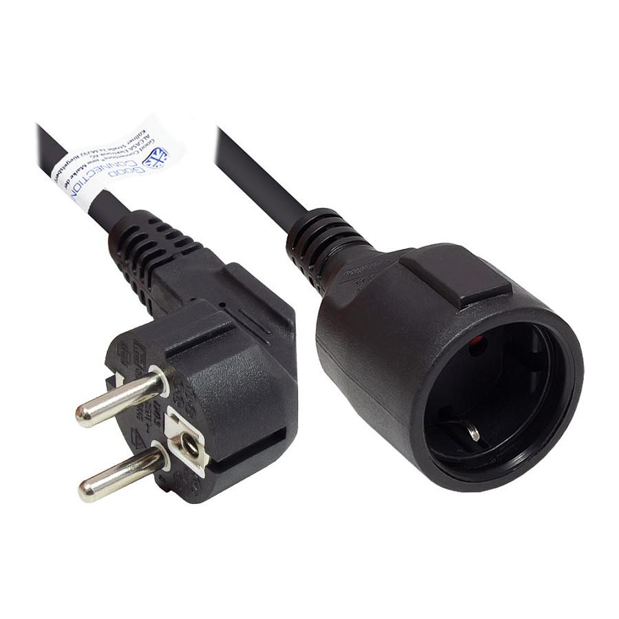 Schuko-forlængerledning econ connect Good Connections - sort 5 m