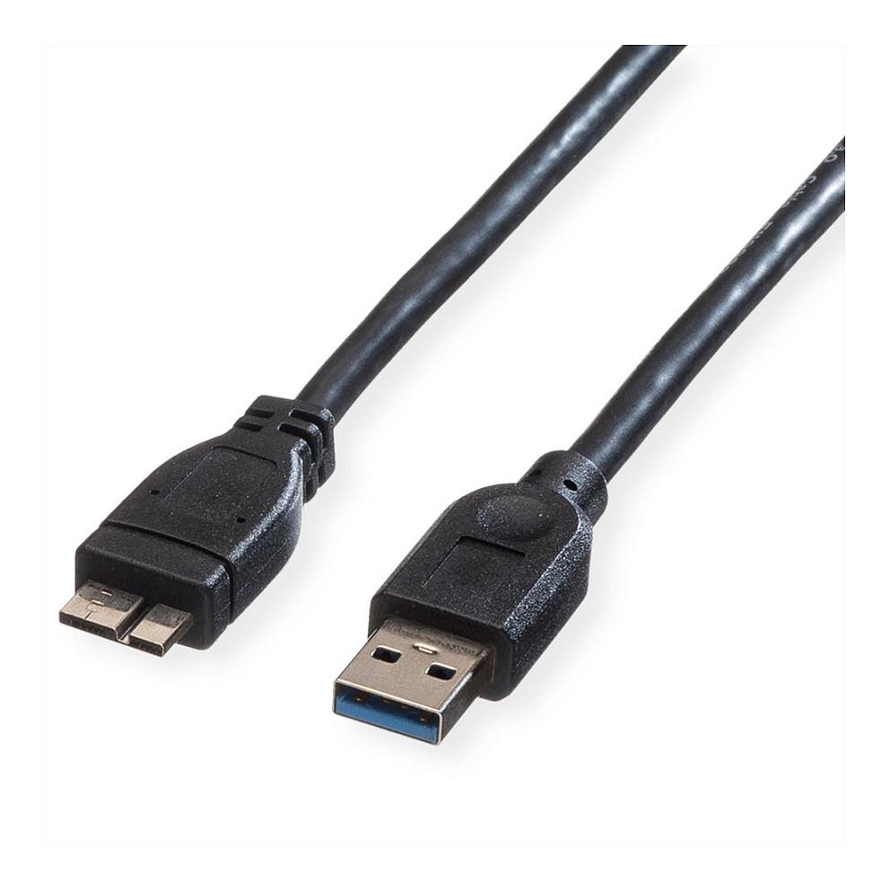 USB-kabel ROLINE USB 3.2 Gen 1 A-Micro-B
