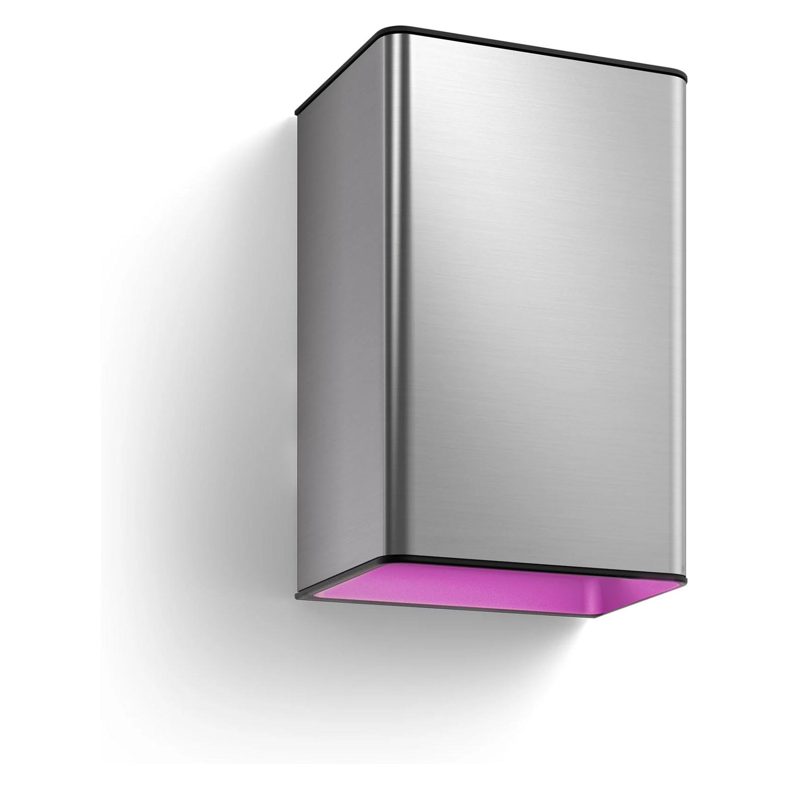 Philips Hue Resonate White and Color Ambiance Udendørs Op/Ned Væglampe Inox IP44 2x8W