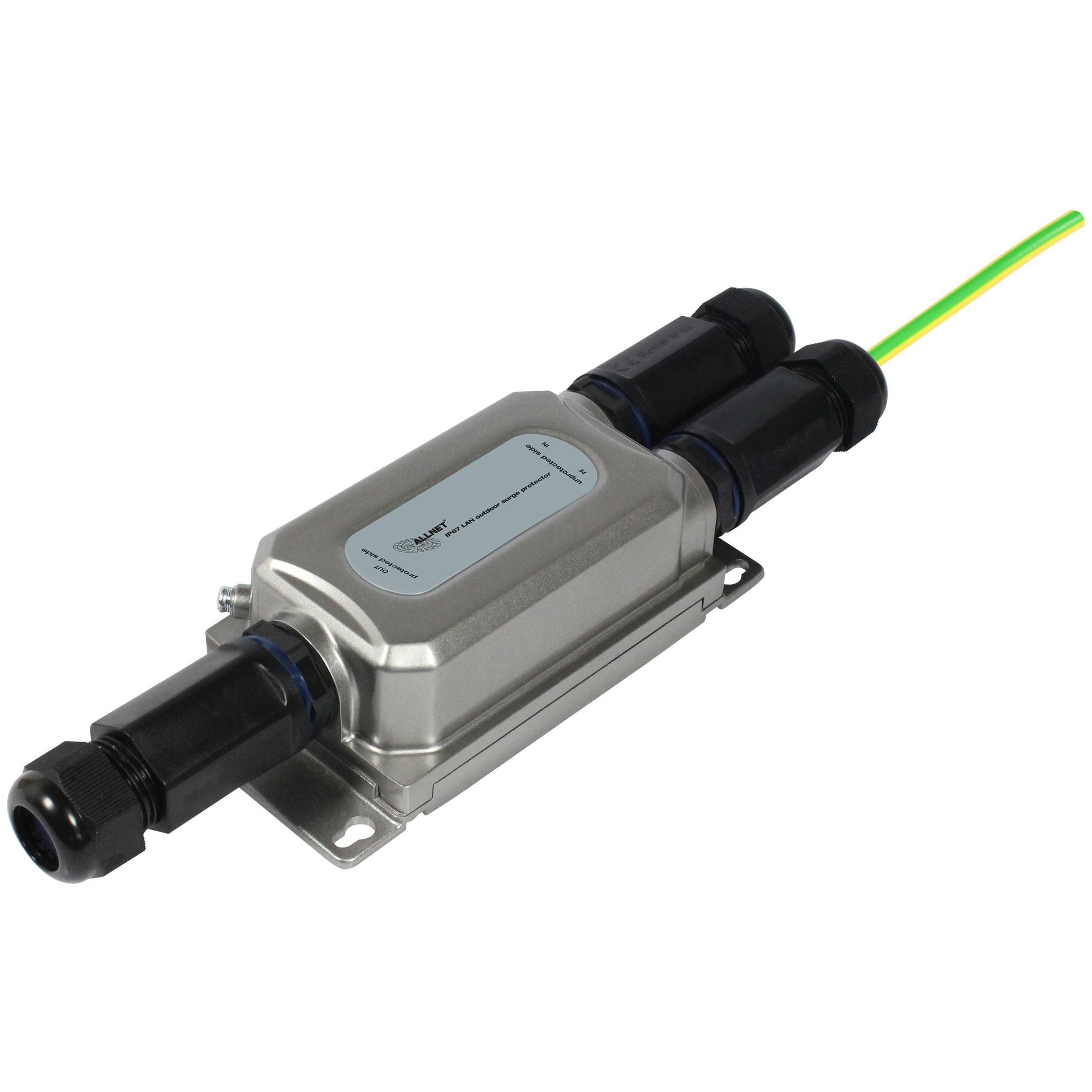 ALLNET TP Cat 6 Überspannungs-/Blitzschutz Surge Protector ALL95102O IP67 Outdoor