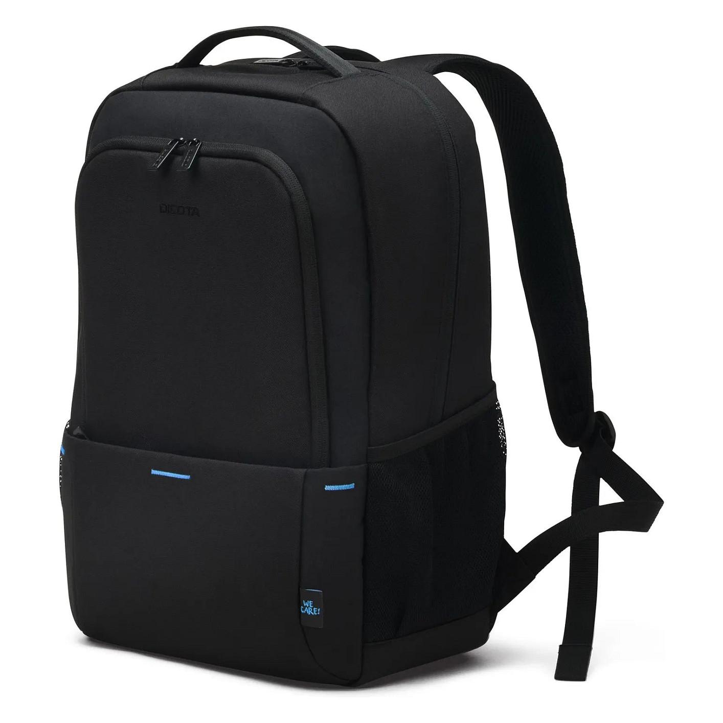 Dicota laptoprygsæk til 16" bærbar computer, 24 l, sort, i genanvendt polyester