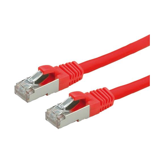 Patchkabel VALUE Cat.6 Class E S/FTP PiMF LSOH - rød, 1 m