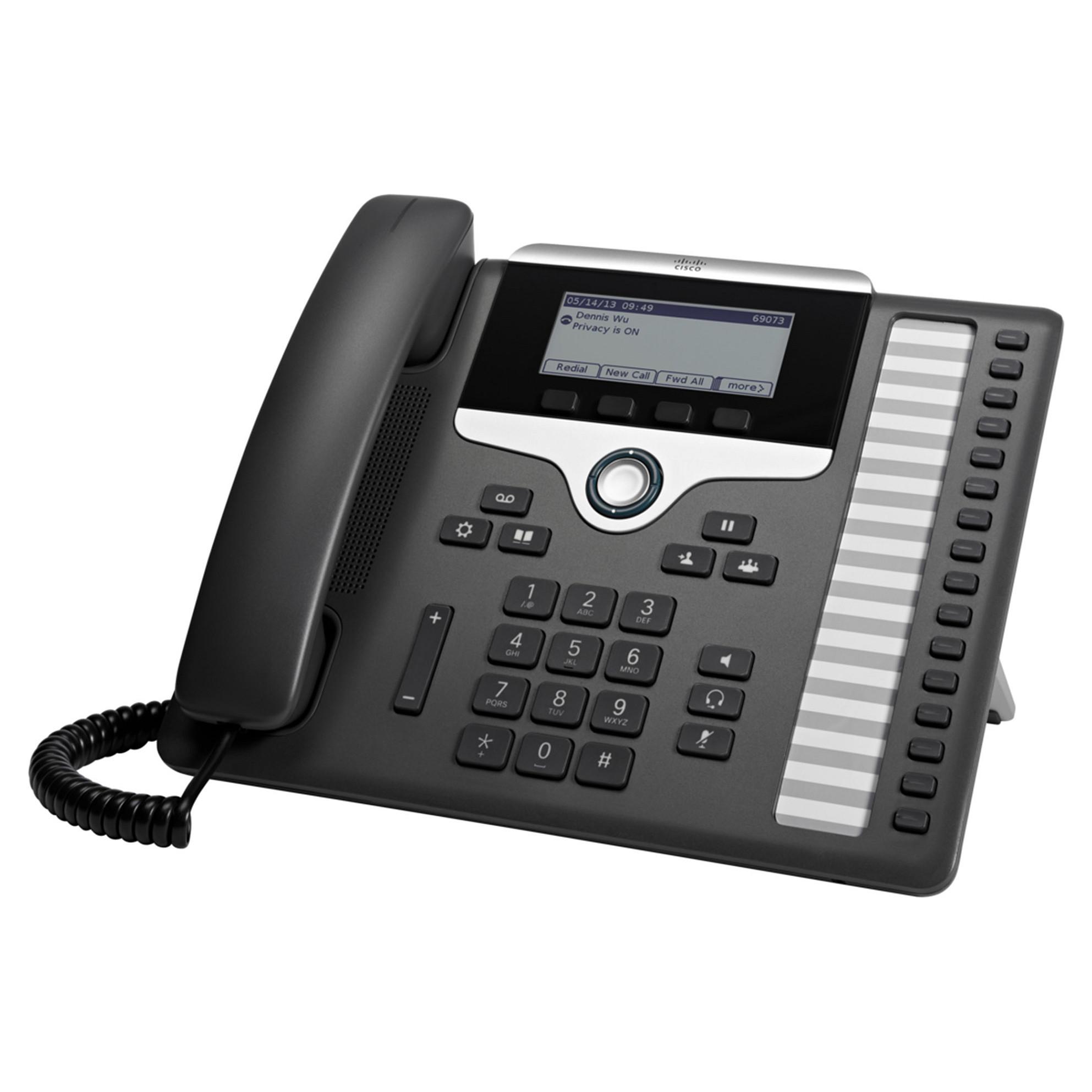IP-telefon Cisco 7861 - sort/sølv