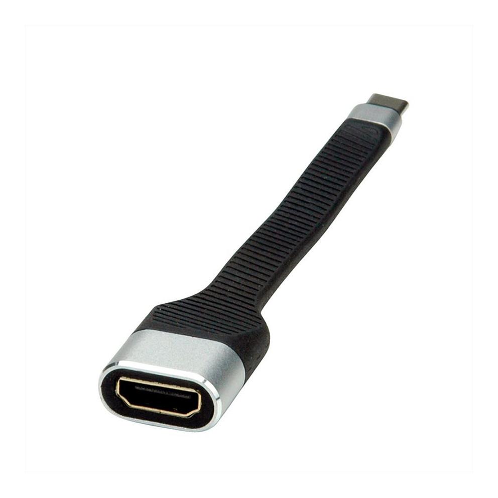 Displayadapter ROLINE 12.03.3212 USB-C til HDMI - sort