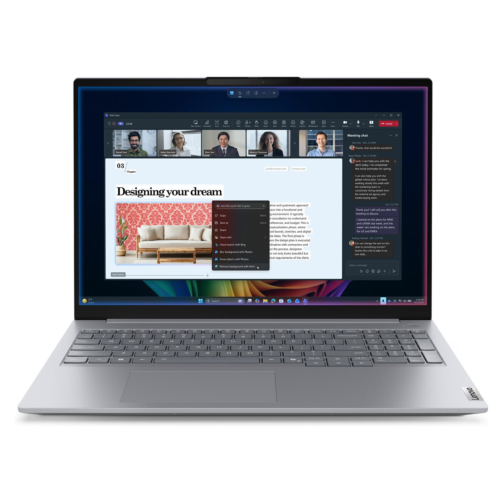 Lenovo ThinkBook 16 G9 IPL Copilot+ PC 16" 1920 x 1200 (WUXGA) 325 16GB 512GB Intel Graphics Windows 11 Pro