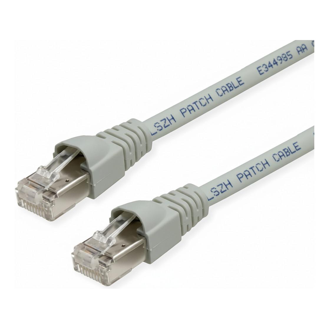 Netværkskabel Telegärtner Cat6a SFTP 7,5 m - grå