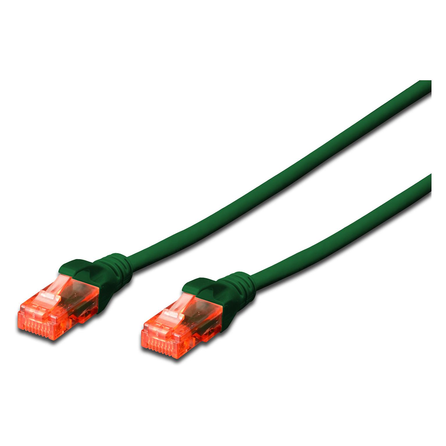 Netværkskabel Digitus CAT 6 U/UTP patchkabel LSZH 0,25 m - grøn