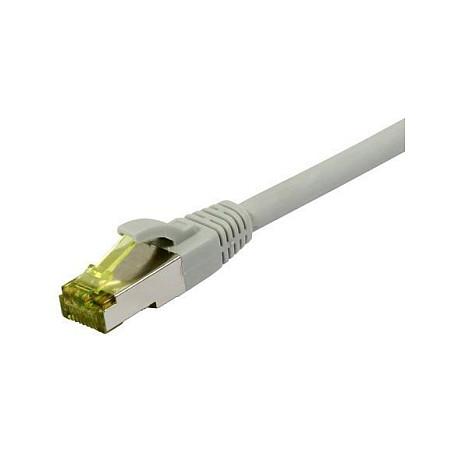 Patchkabel RJ45 CAT6A 500Mhz25m grau SSTPSFTP TPELSZHUltraflex AWG26 mit CAT7 Rohkabel Synergy 21