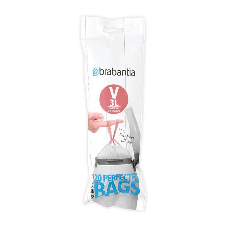 Affaldsposer Brabantia PerfectFit Type V 3 l - 20 stk.
