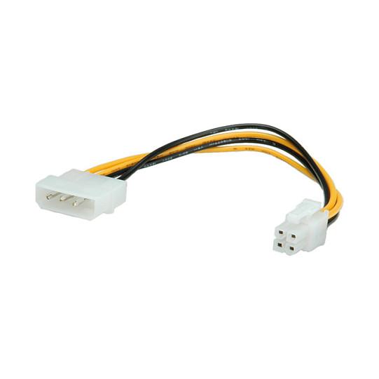 Internt strømkabel ROLINE Molex 4-pin til ATX12V-P4 4-pin - 0,15 m