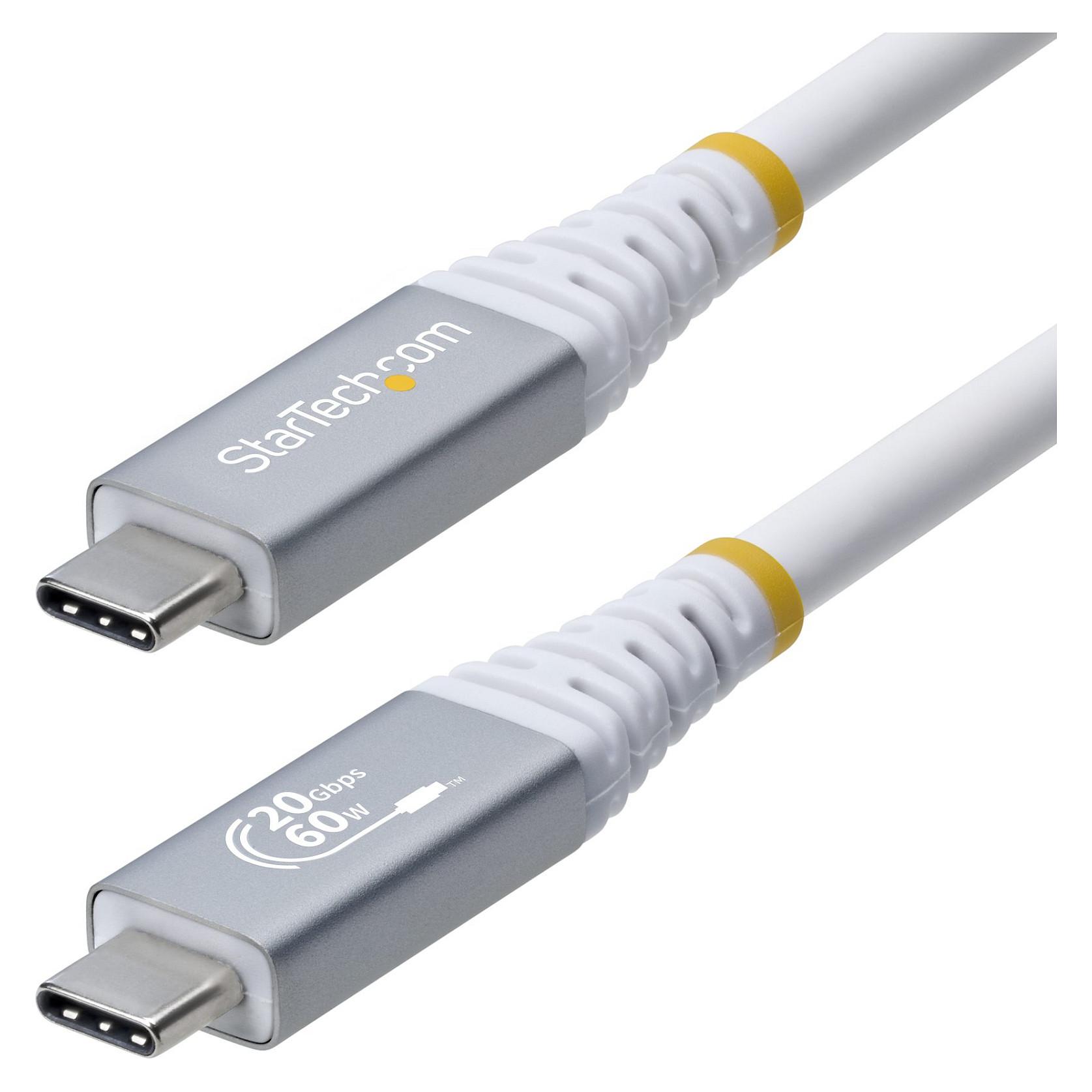 StarTech USB4 / Thunderbolt 3 / Thunderbolt 4 / DisplayPort 1.4 USB Type-C kabel Hvid