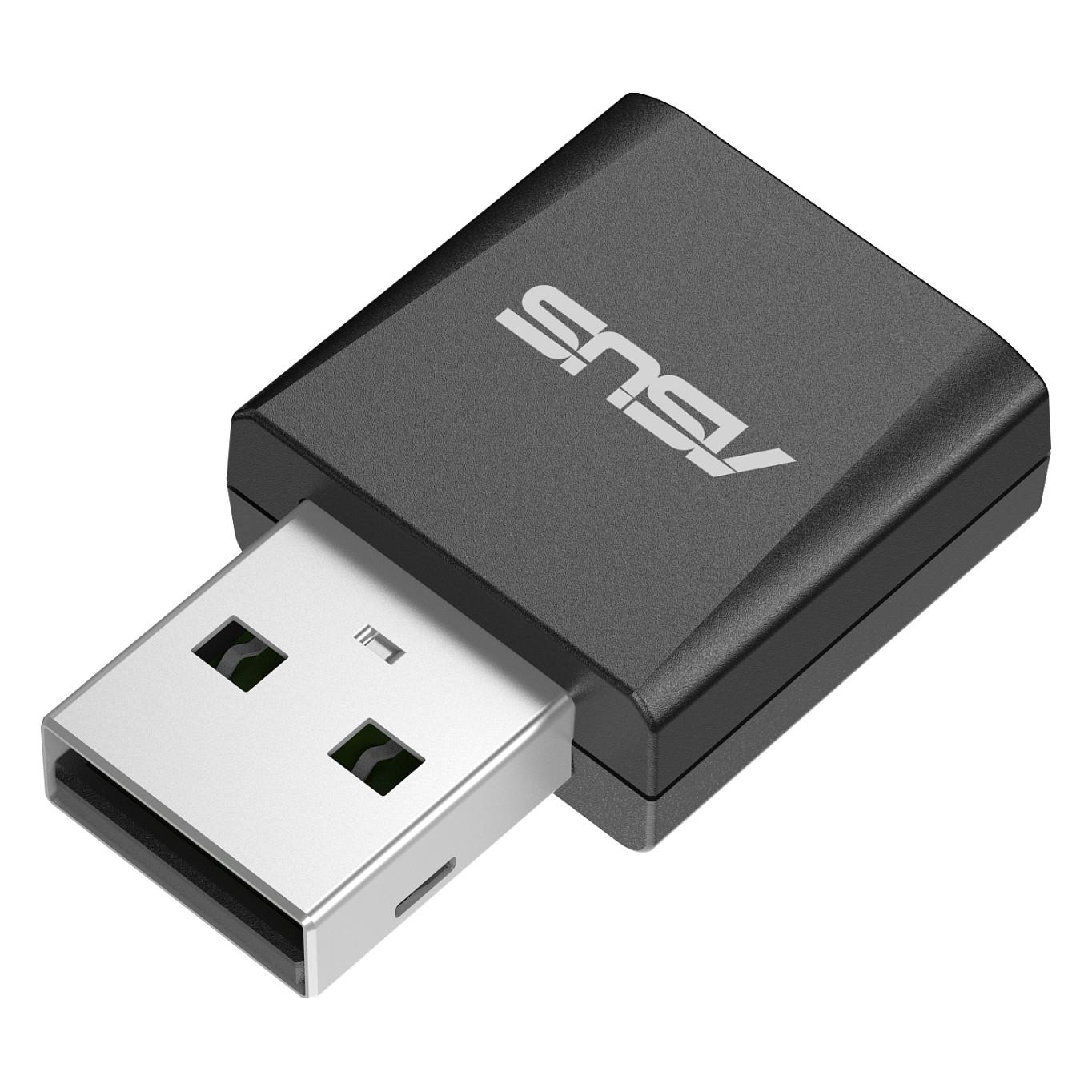 ASUS USB-BE92 Nano Tri-band BE6500 WiFi 7 Nano USB Adapter Trådløs Adapter - GEEKD.dk