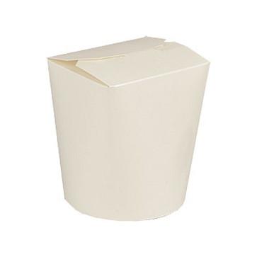 Snackbokse STARPAK To Go 550 ml - hvid, 50 stk.