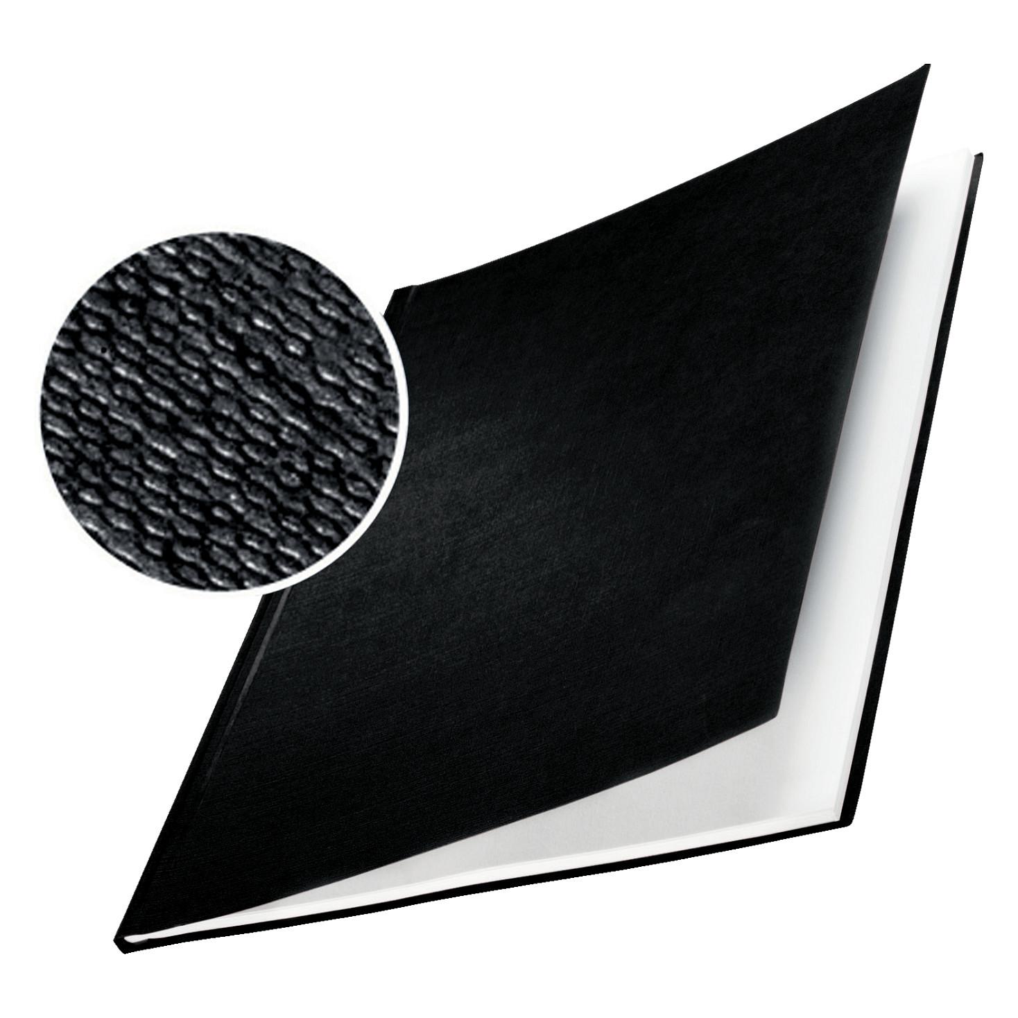 Indbindingsomslag Leitz impressBIND A4 71-105 ark - sort, 10 stk.