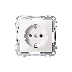 Schuko-stikkontakt Merten MEG2301-0619 System M - polarhvid