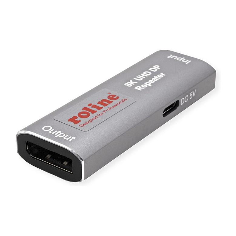 DisplayPort repeater ROLINE 14.01.3475 8K60 - 10 m