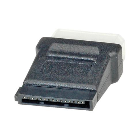 Strømadapter ROLINE 4-polet HDD til SATA - sort