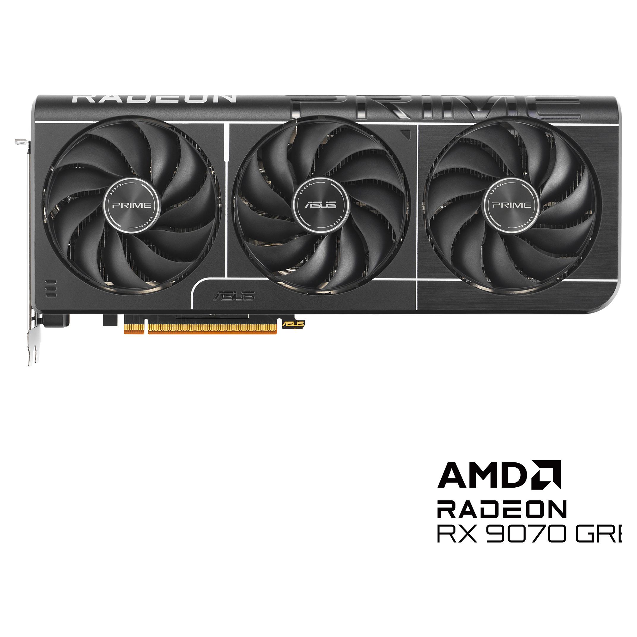 ASUS PRIME - OC Edition - grafikkort - Radeon RX 9070 GRE - 12 GB GDDR6 - PCI Express 5.0 - 3 x DisplayPort, HDMI